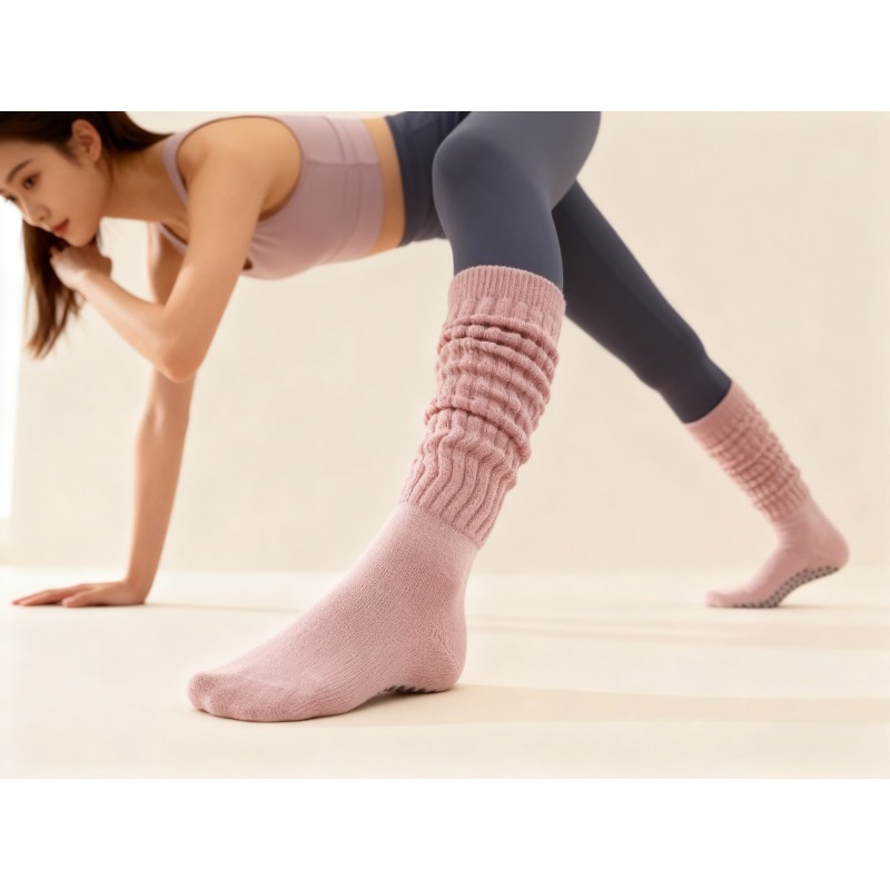 Pilates Yoga Youtube - النساء القطن عدم الانزلاق جوارب بيلاتيه
