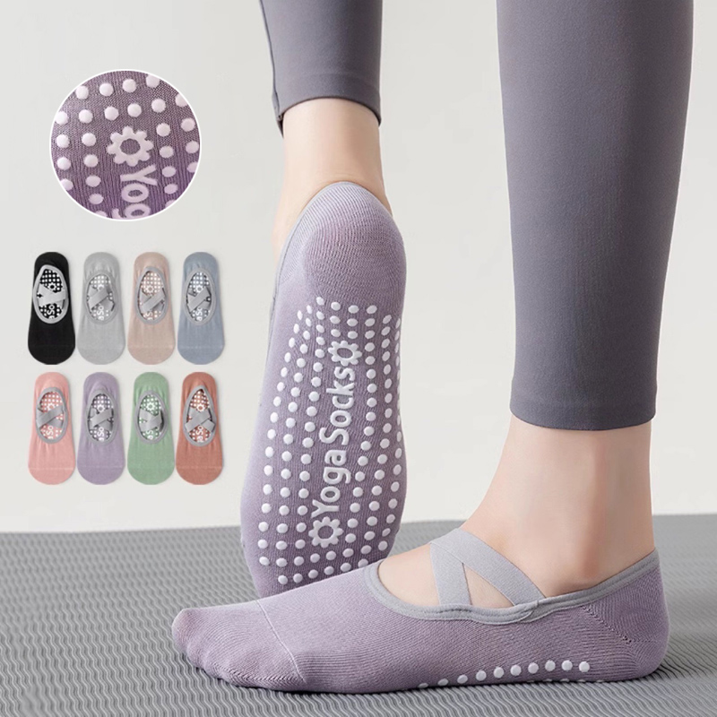 Pilates Yoga Towel - تنفس منشفة أسفل اليوغا الجوارب النساء