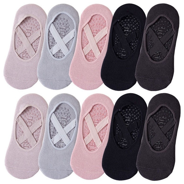 Pilates Yoga Towel - 1/3 زوج من جوارب اليوغا النسائية