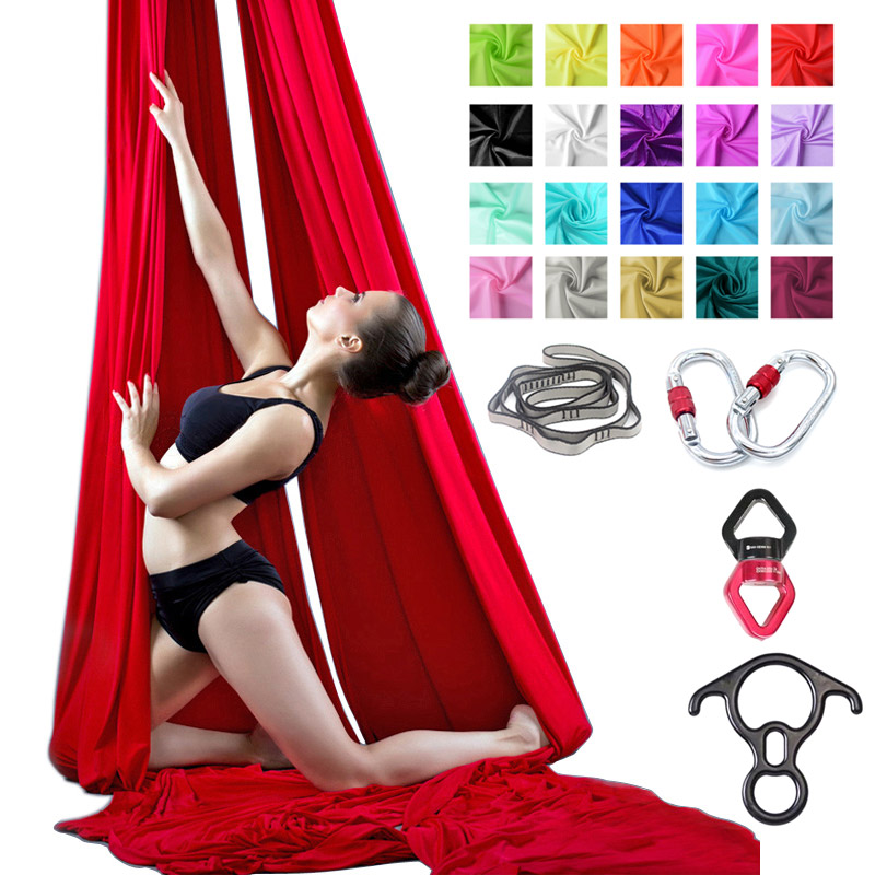 Aerial Silk Hammock - مجموعة أقمشة اليوغا الهوائية بطول 9