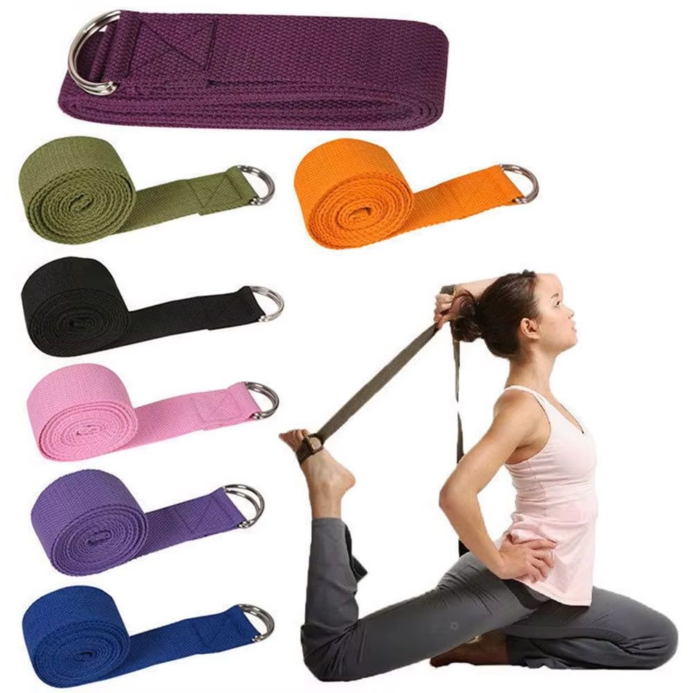 Pilates Yoga Sport - حزام يوجا رياضي بطول 180 سم،