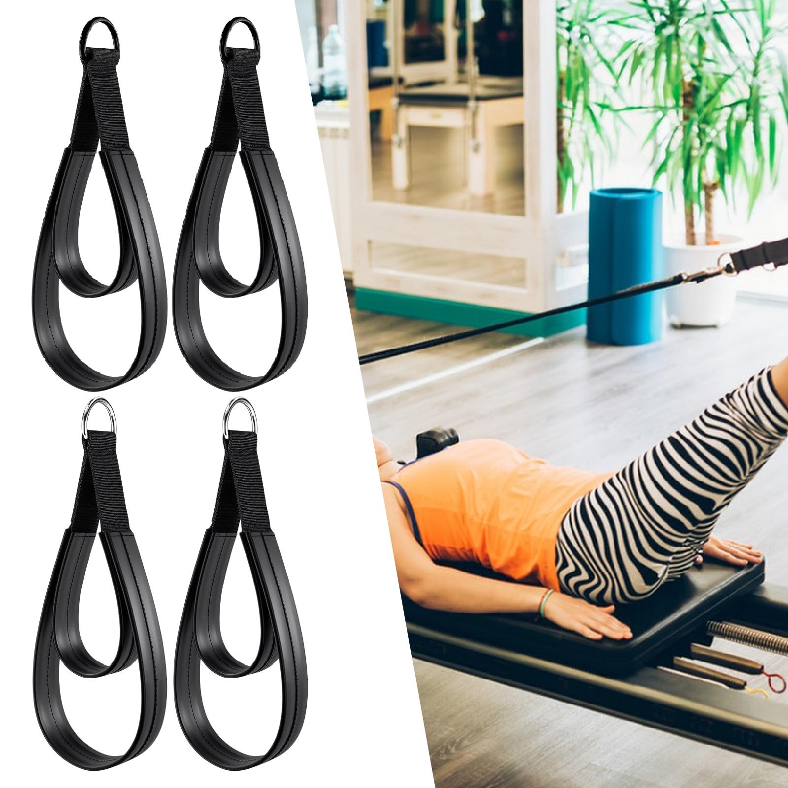 2x D خواتم حزام مقبض متعدد الو - مراجعة Pilates Yoga Ring Exercises وسعره