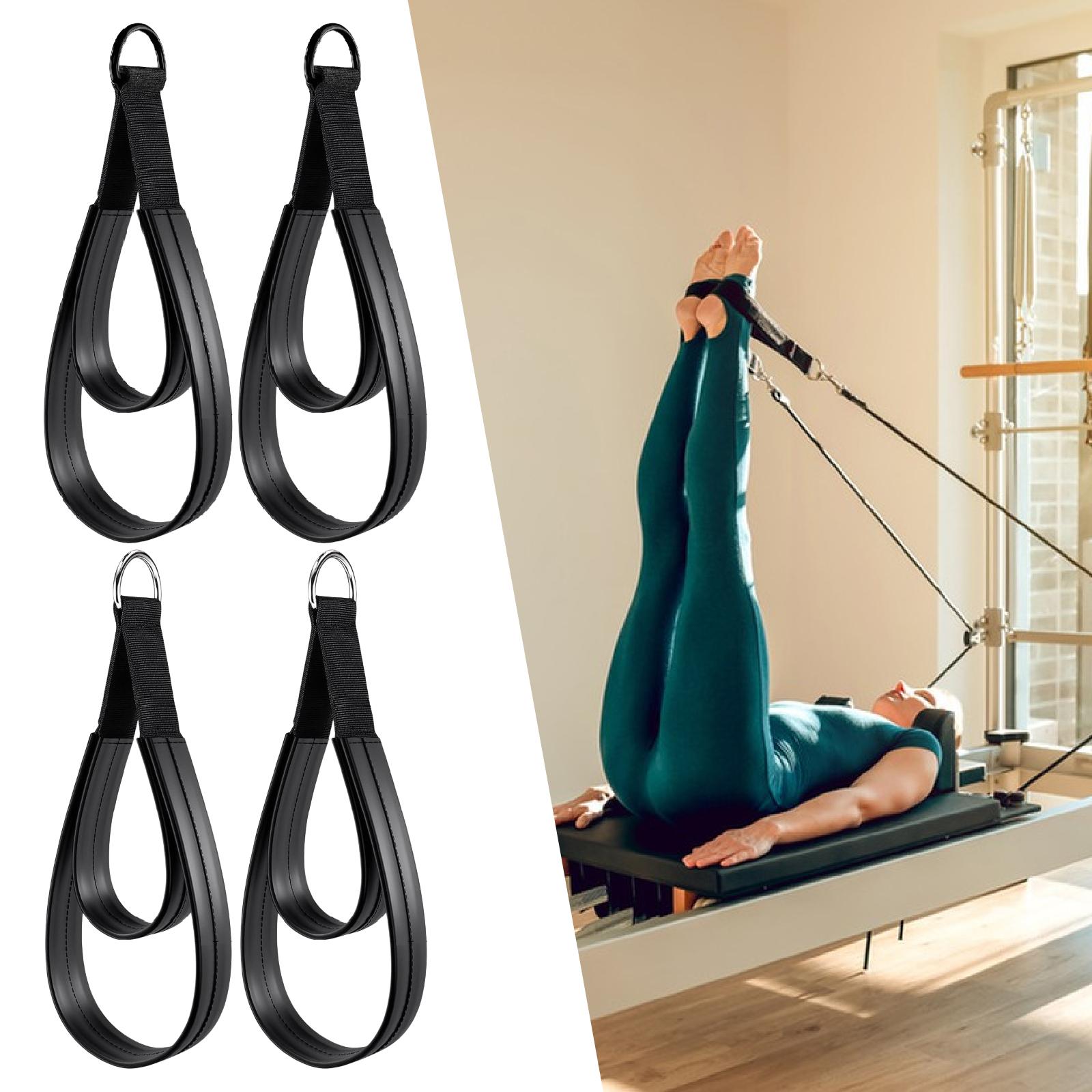 2x D خواتم حزام مقبض متعدد الو - مراجعة Pilates Yoga Ring Exercises وسعره