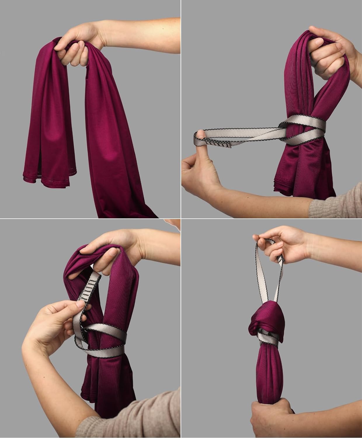 مجموعة أرجوحة اليوغا الهوائية  - مراجعة Aerial Silk Hammock وسعره