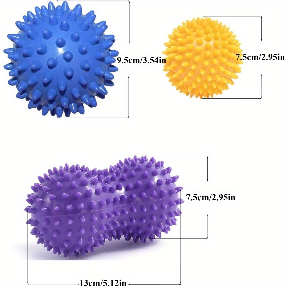 مجموعة كرات التدليك الشائكة (3 - مراجعة Acupressure Ball Set وسعره