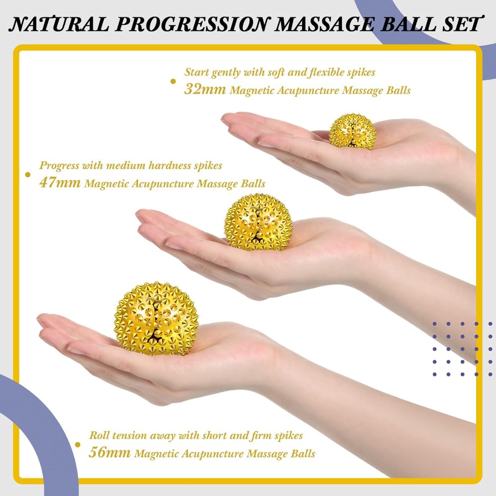 الكرة تدليك القنفذ المغناطيسي  - مراجعة Acupressure Ball Set وسعره