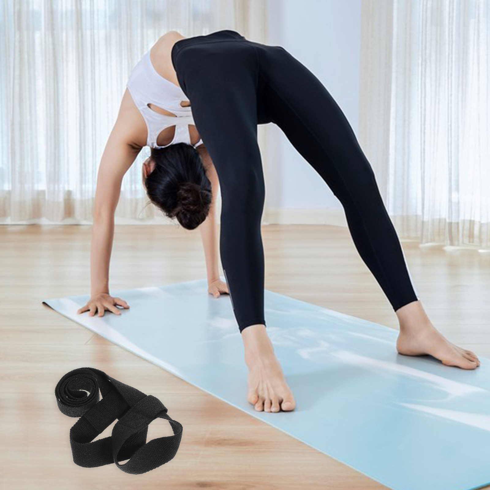 حزام حمل حصيرة اليوغا (قطعتان) - مراجعة Pilates Yoga Class وسعره