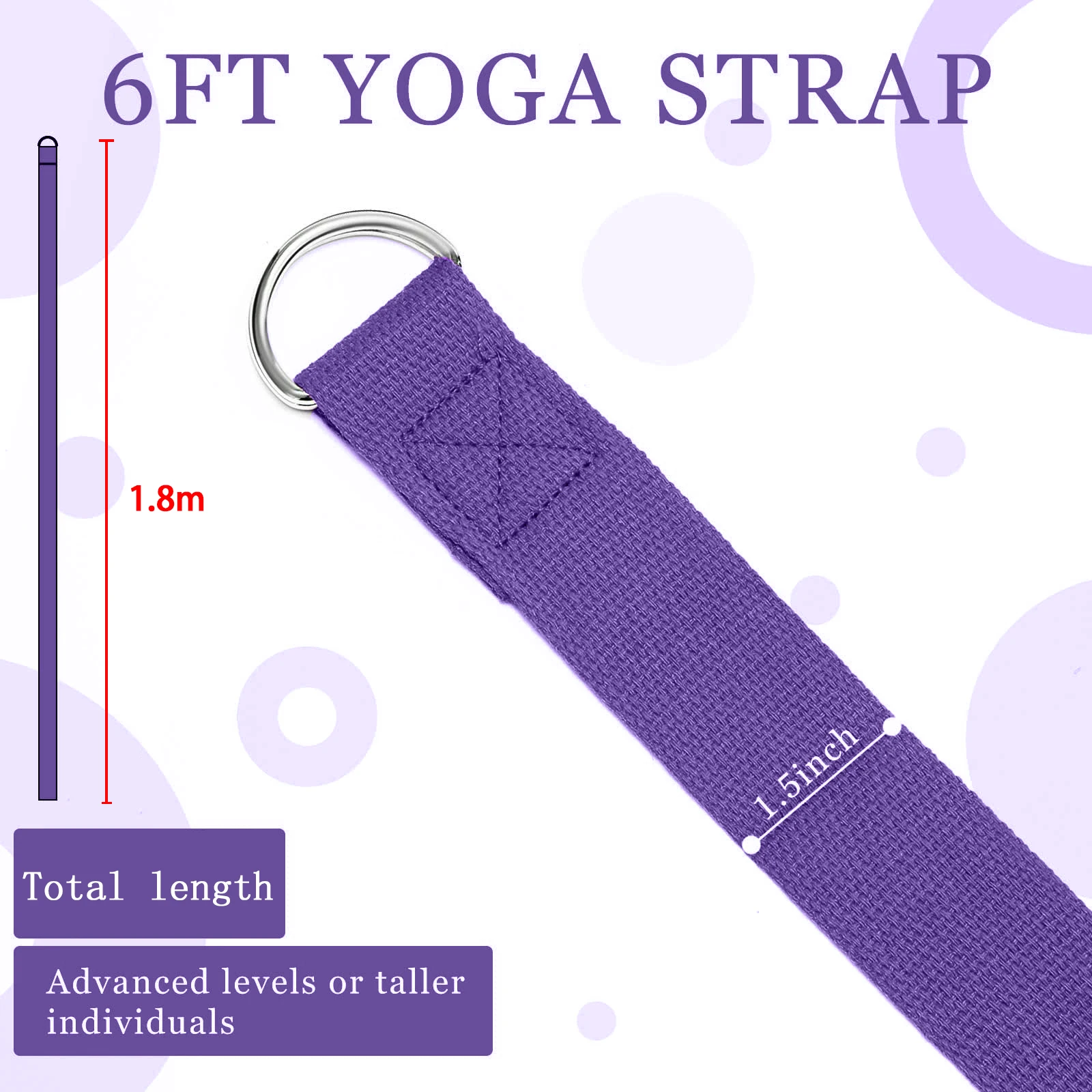 183*3.8 سنتيمتر حزام اليوغا ال - مراجعة Pilates Yoga Ring Exercises وسعره