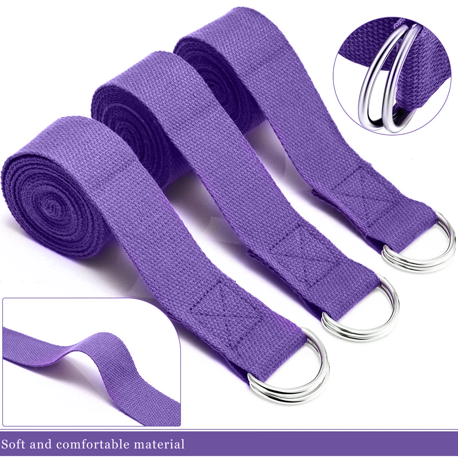 183*3.8 سنتيمتر حزام اليوغا ال - مراجعة Pilates Yoga Ring Exercises وسعره