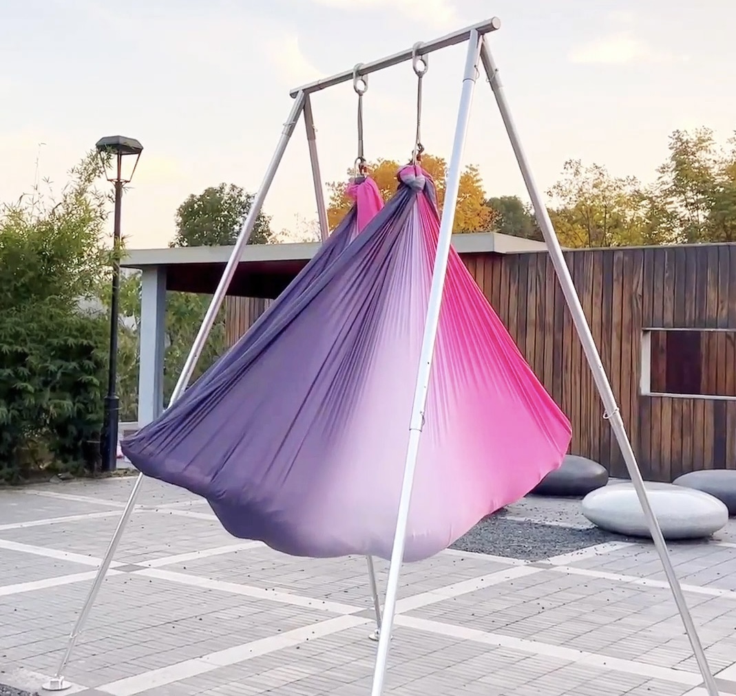 أرجوحة اليوغا الجوية بطول 6 أم - مراجعة Aerial Silk Hammock وسعره