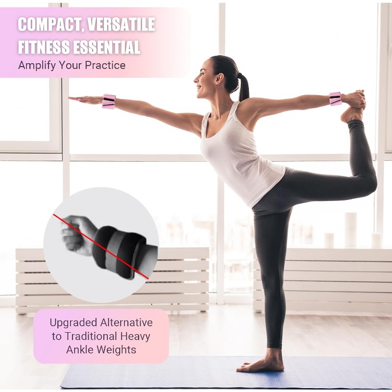 أوزان للمعصم والكاحل للنساء، م - مراجعة Pilates Yoga Ring Exercises وسعره