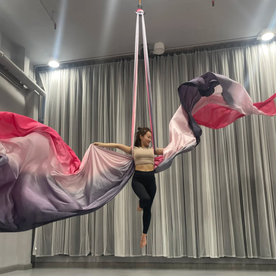 حبل يوغا هوائي بطول 10 أمتار،  - مراجعة Aerial Silk Hammock وسعره