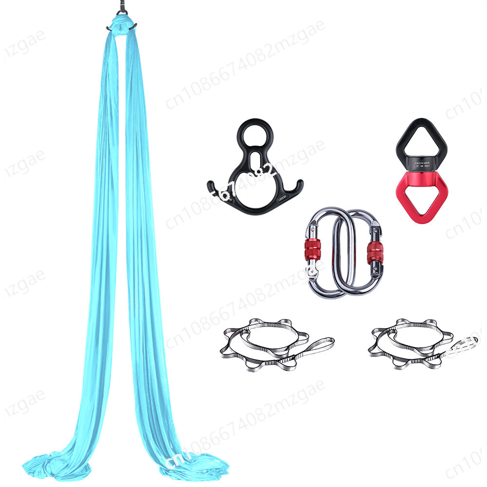 أرجوحة يوجا هوائية مطاطية من ا - مراجعة Aerial Silk Hammock وسعره