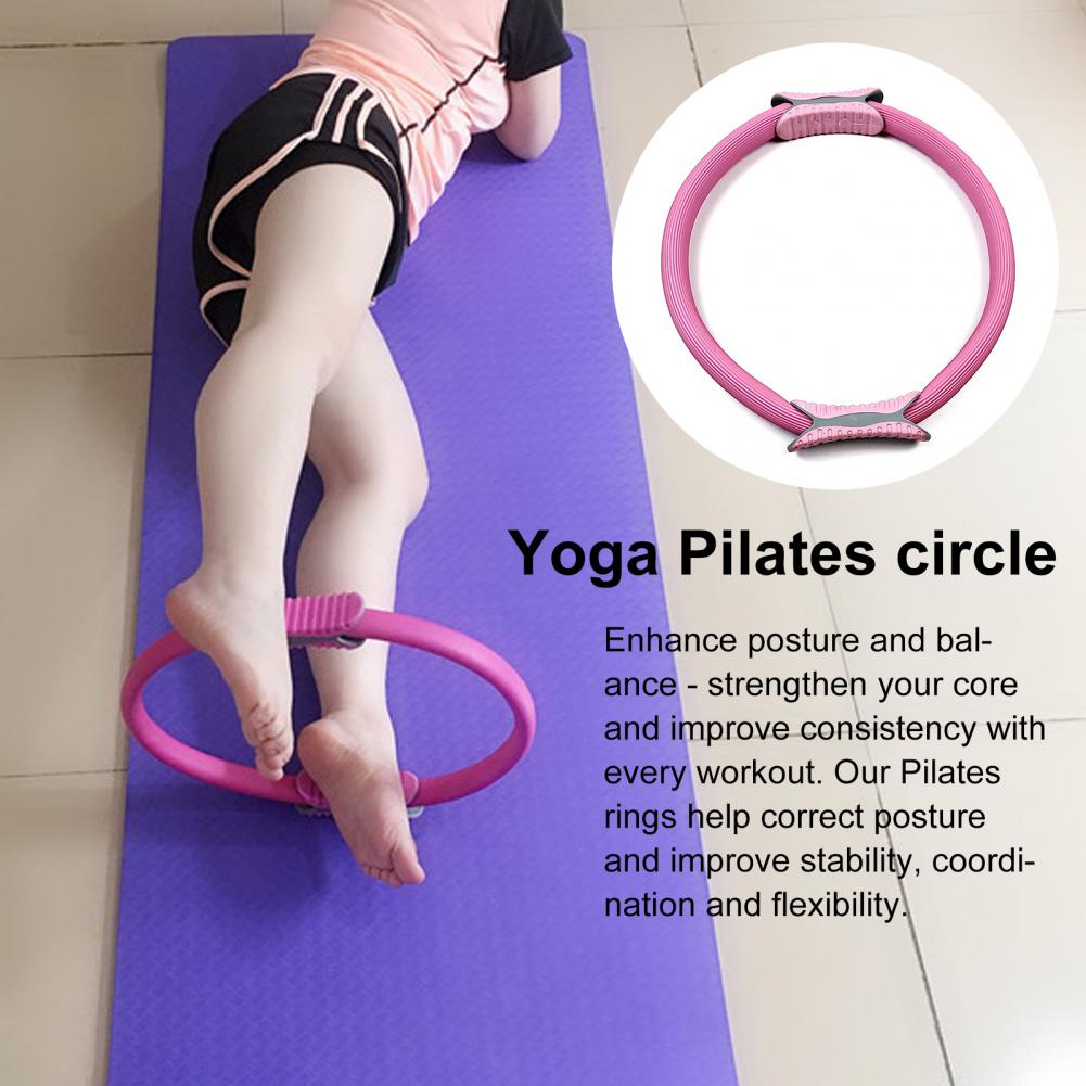 مطاطا حلقة بيلاتيس عدم الانزلا - مراجعة Pilates Yoga Ring Exercises وسعره