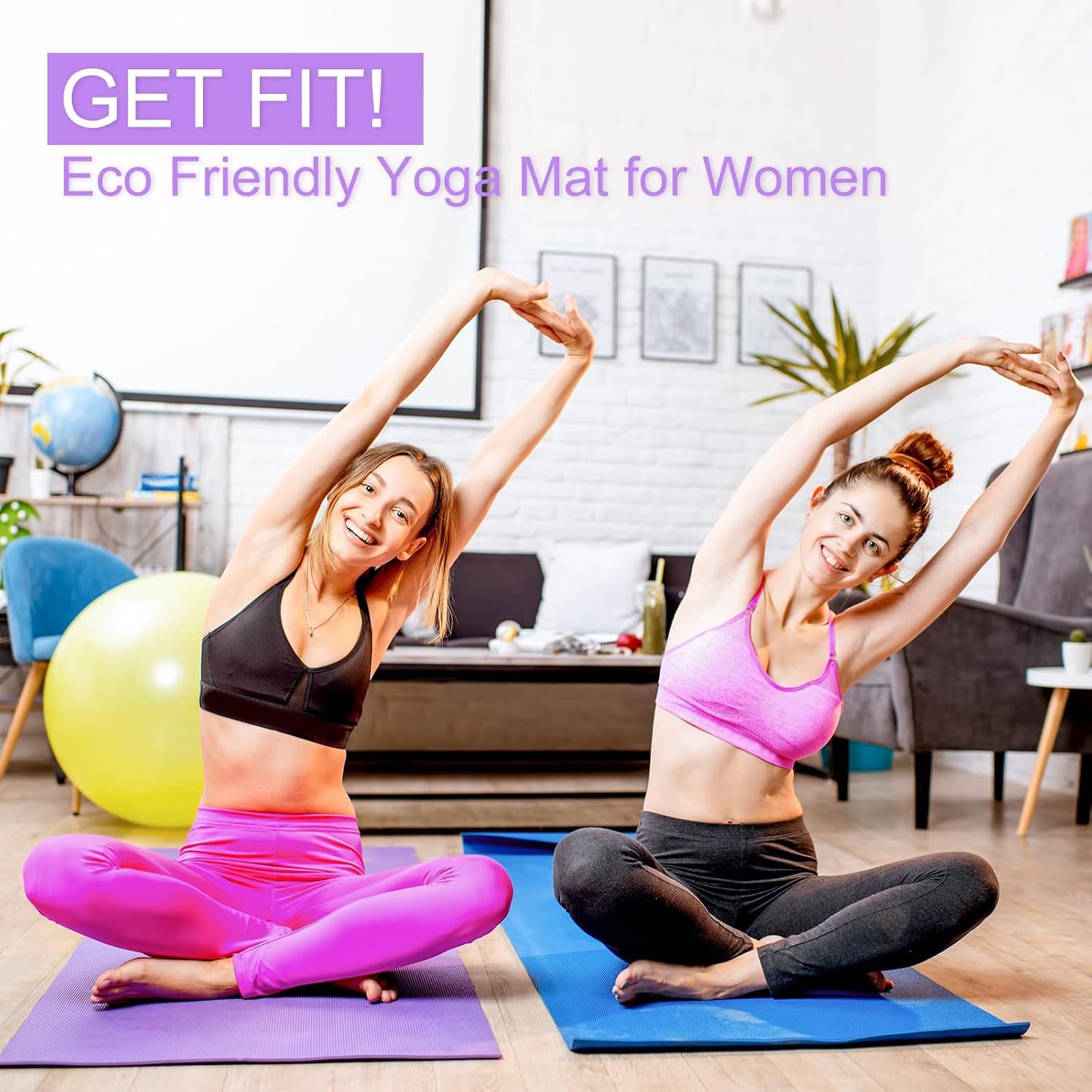 سجادات يوغا رقيقة بسمك 3 مم، س - مراجعة Pilates Yoga Class وسعره