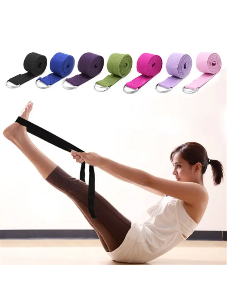 حزام يوجا رياضي بطول 180 سم، أ - مراجعة Pilates Yoga Ring Exercises وسعره